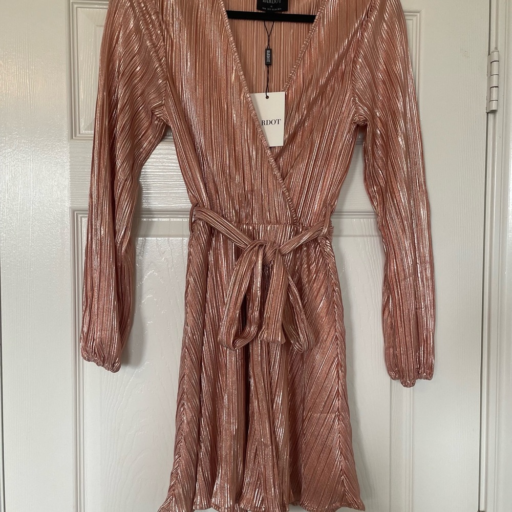 Bardot mini dress